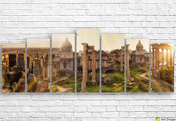 🖼️ Tablou modular Colosseum din Roma — decor pe perete
