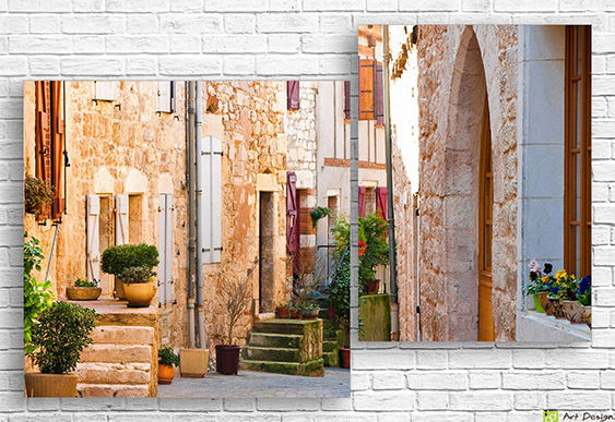 🖼️ Tablou modular New York și Podul Brooklyn pe pânză