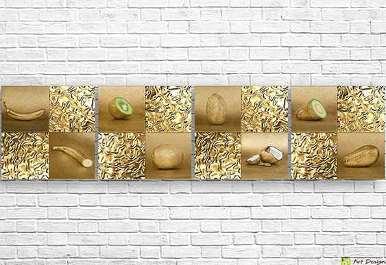 Tablou multicanvas - Cafea neagră și boabe de cafea