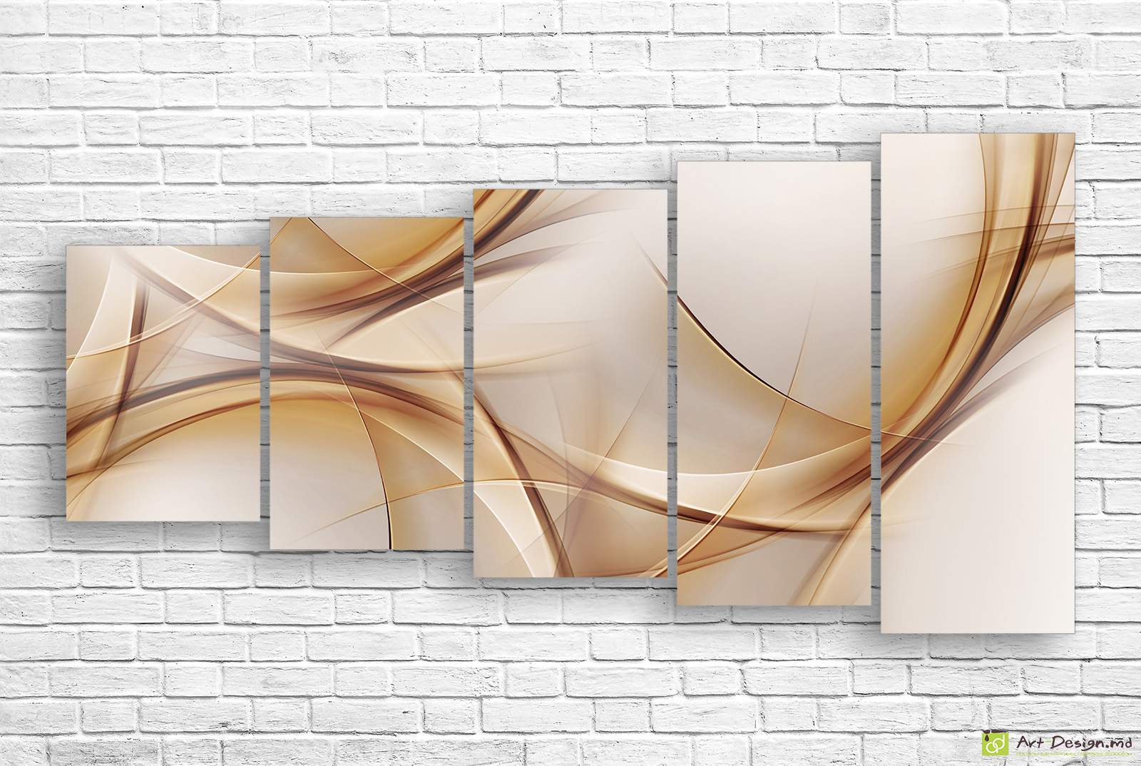 〰️ Tablou modular „Linii elegante”