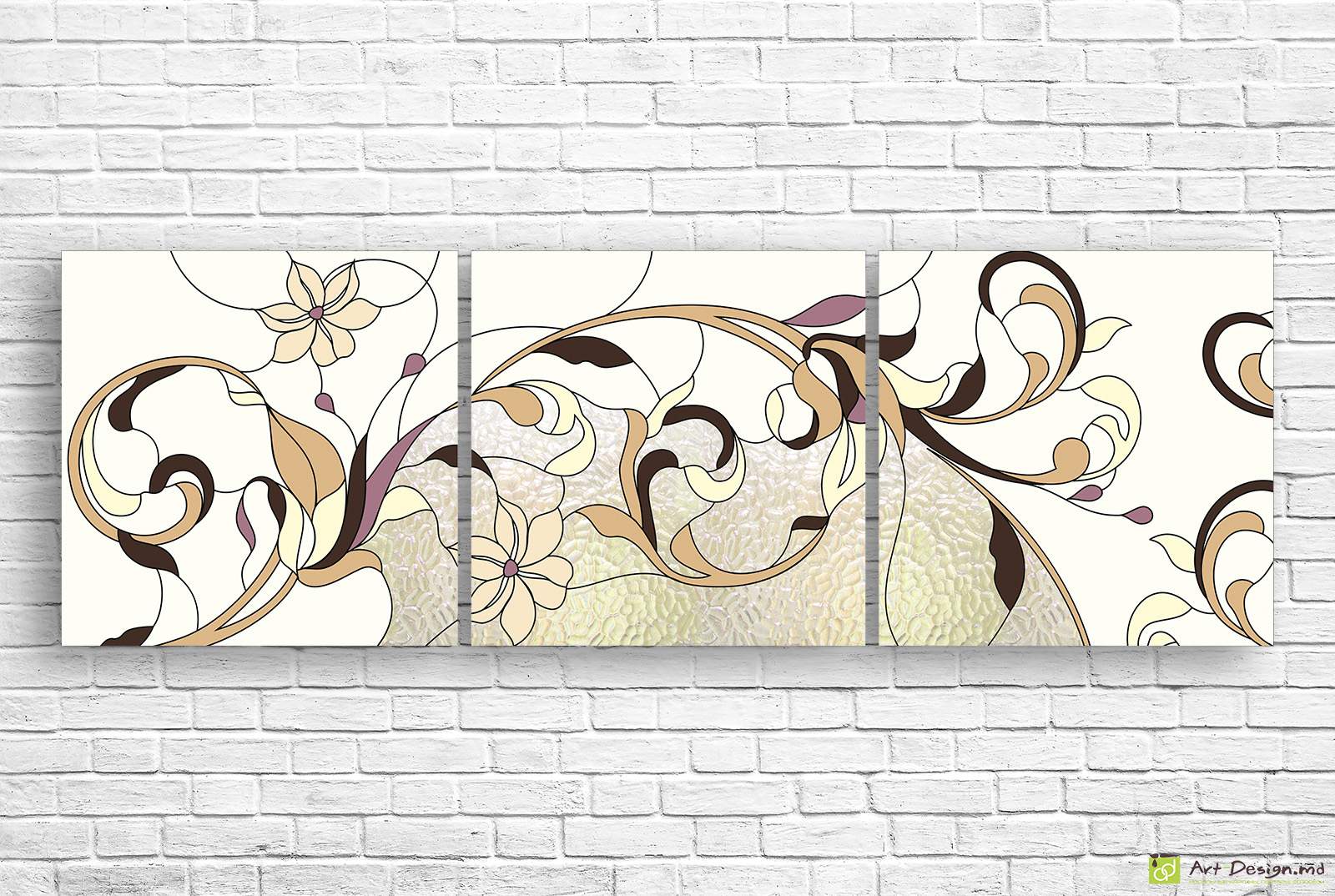 🌸 Модульная картина «Цветочные мотивы»