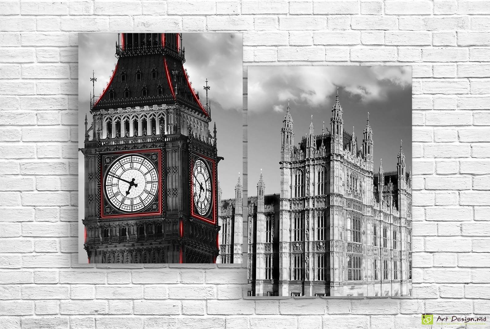 🖼️ Модульная картина Биг-Бен и Вестминстерский дворец