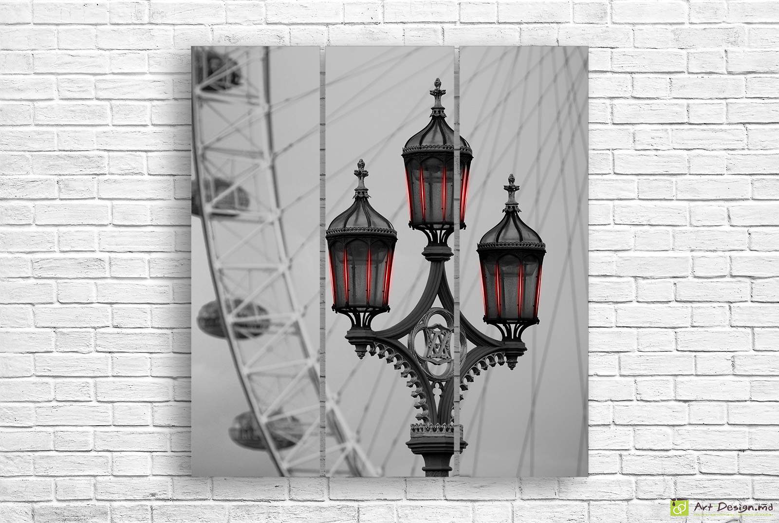 🖤 Модульная картина Фонари Лондона