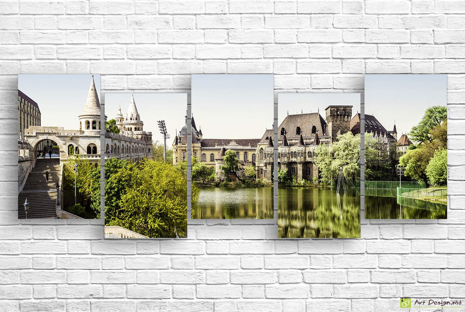 🏰 Модульная картина Будапештский замковый комплекс