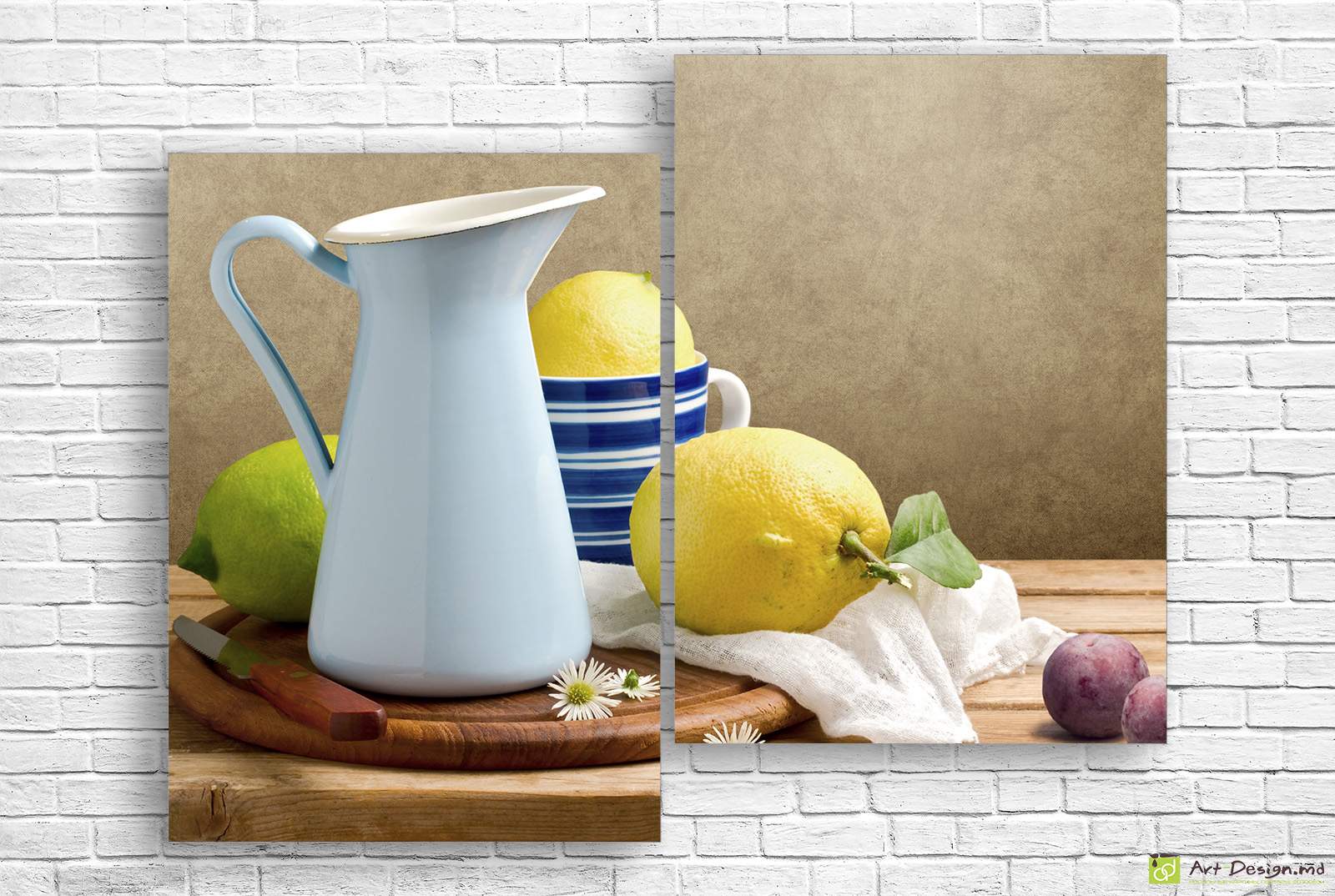 Модульная картина - Свежие лимоны