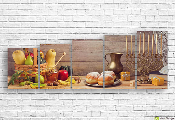 Модульная картина - Лакомые булочки