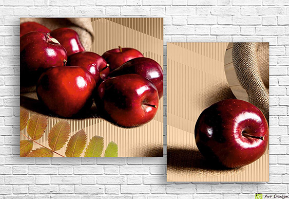 Tablou multicanvas - Sticlă de vin alb