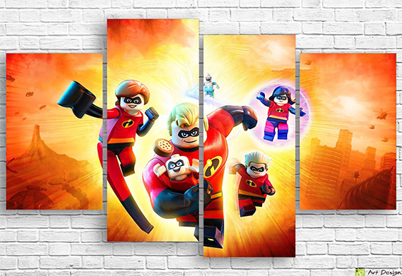 ❄️ Tablou modular „Epoca de Gheață”