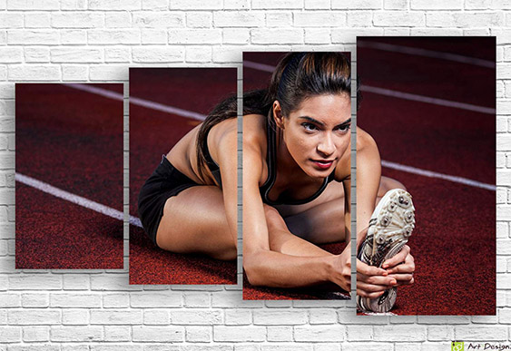 🏃‍♀️ Tablou modular Gratia si forta atletismului