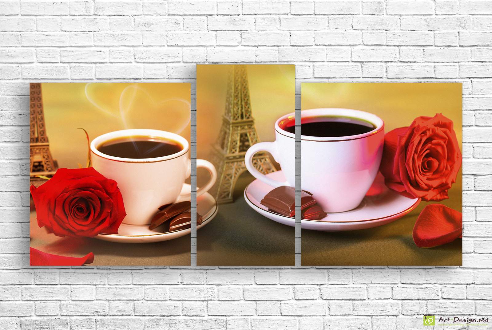 Tablou multicanvas - Două cești de cafea aromată