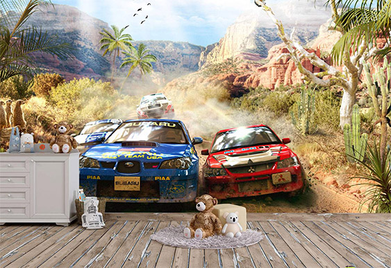 Fototapet - Mașini de curse