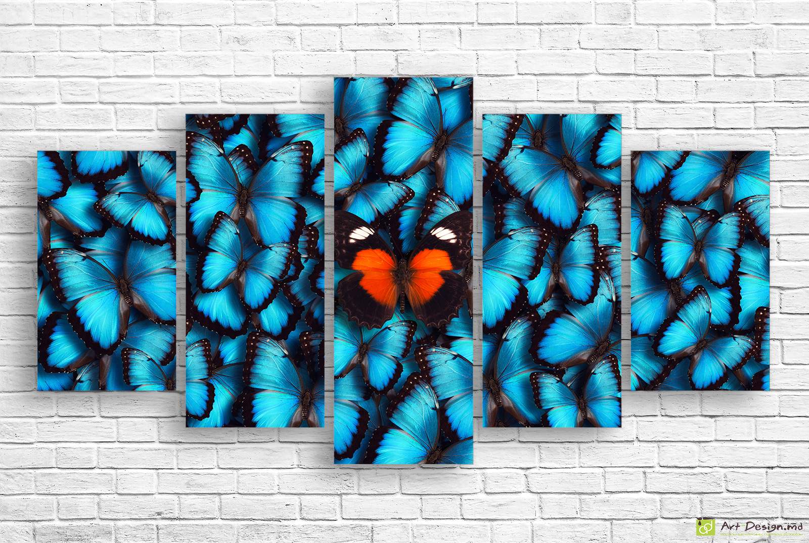 Модульная картина - Бабочки