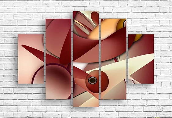 🎭 Tablou modular „Geometria emoțiilor”