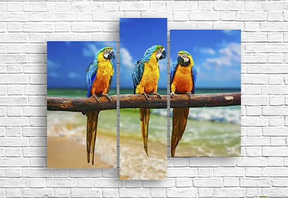 🐰 Tablou modular Iepurași drăguți pe pajiștea de primăvară