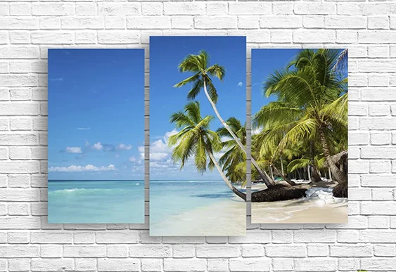 ⛵ Tablou modular „Bărci thailandeze la țărm”