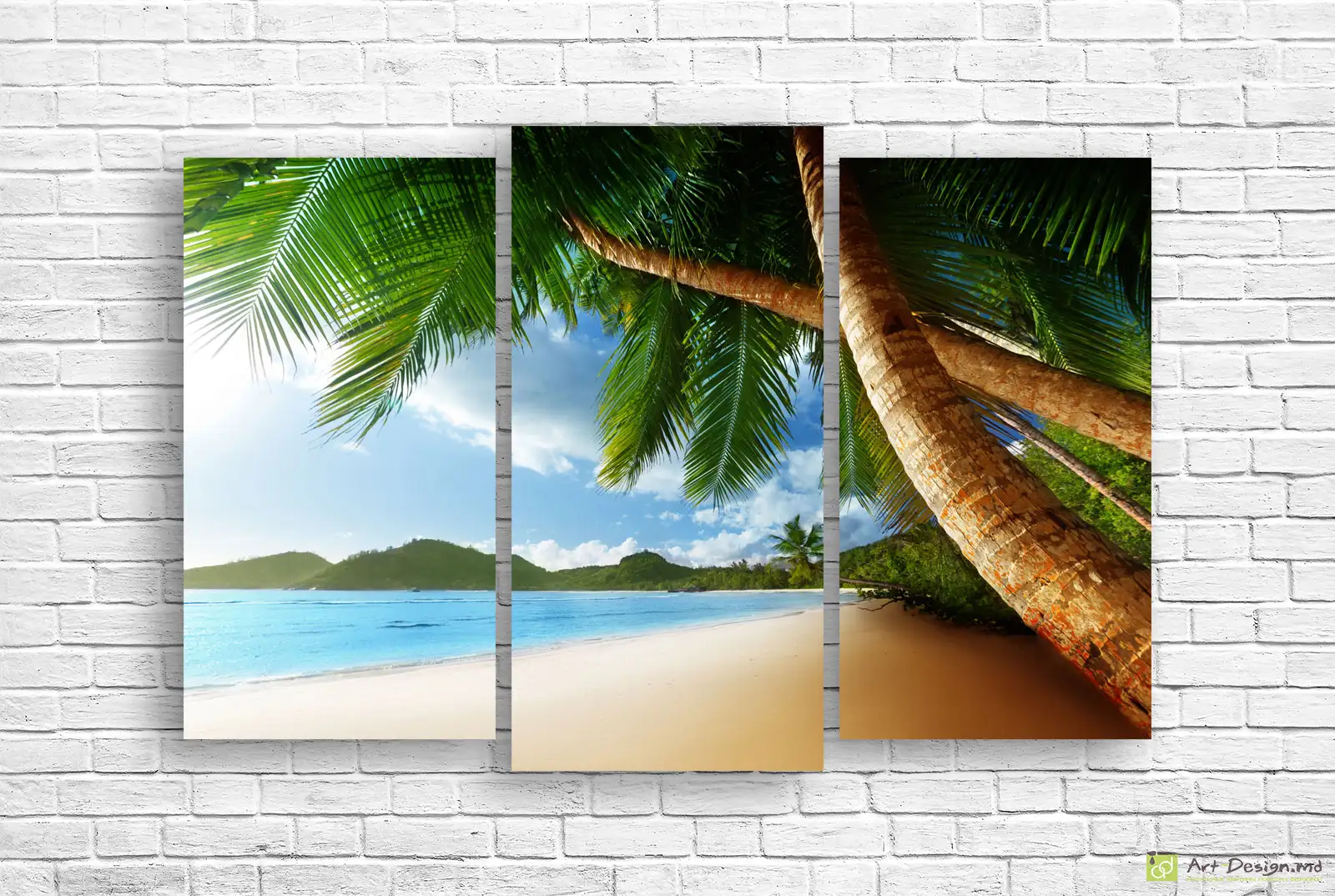 🌴 Tablou modular „Plajă tropicală”