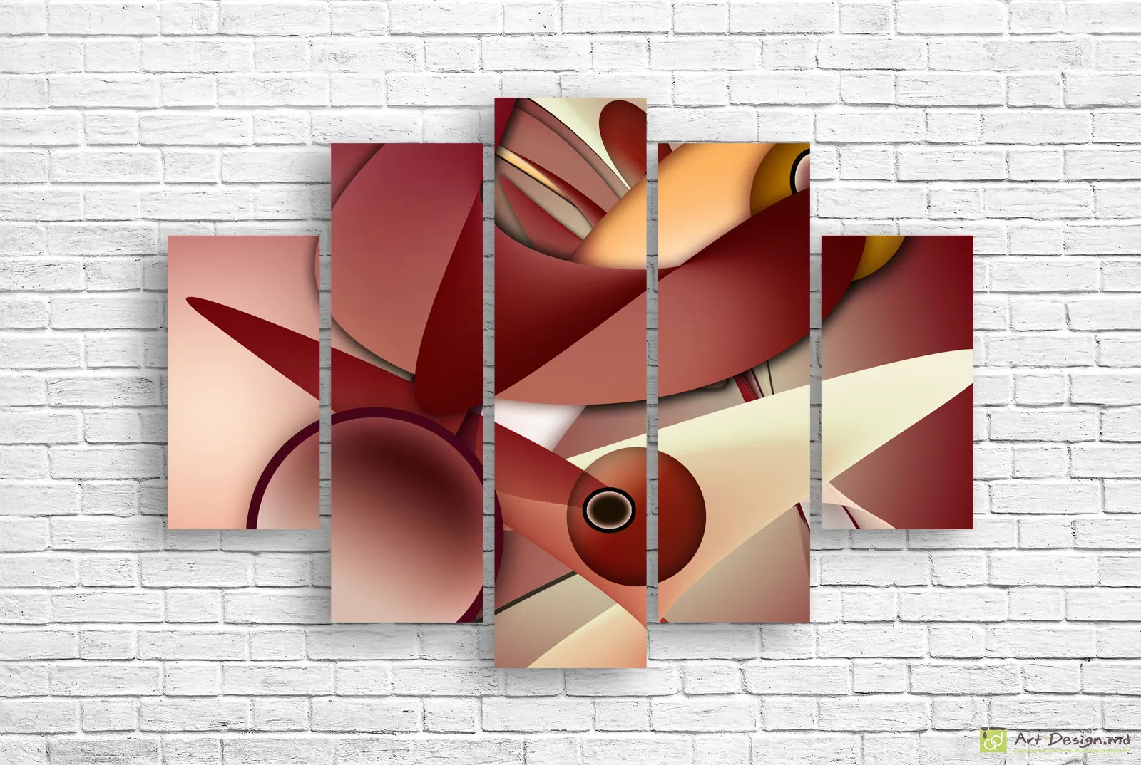 🎭 Tablou modular „Geometria emoțiilor”