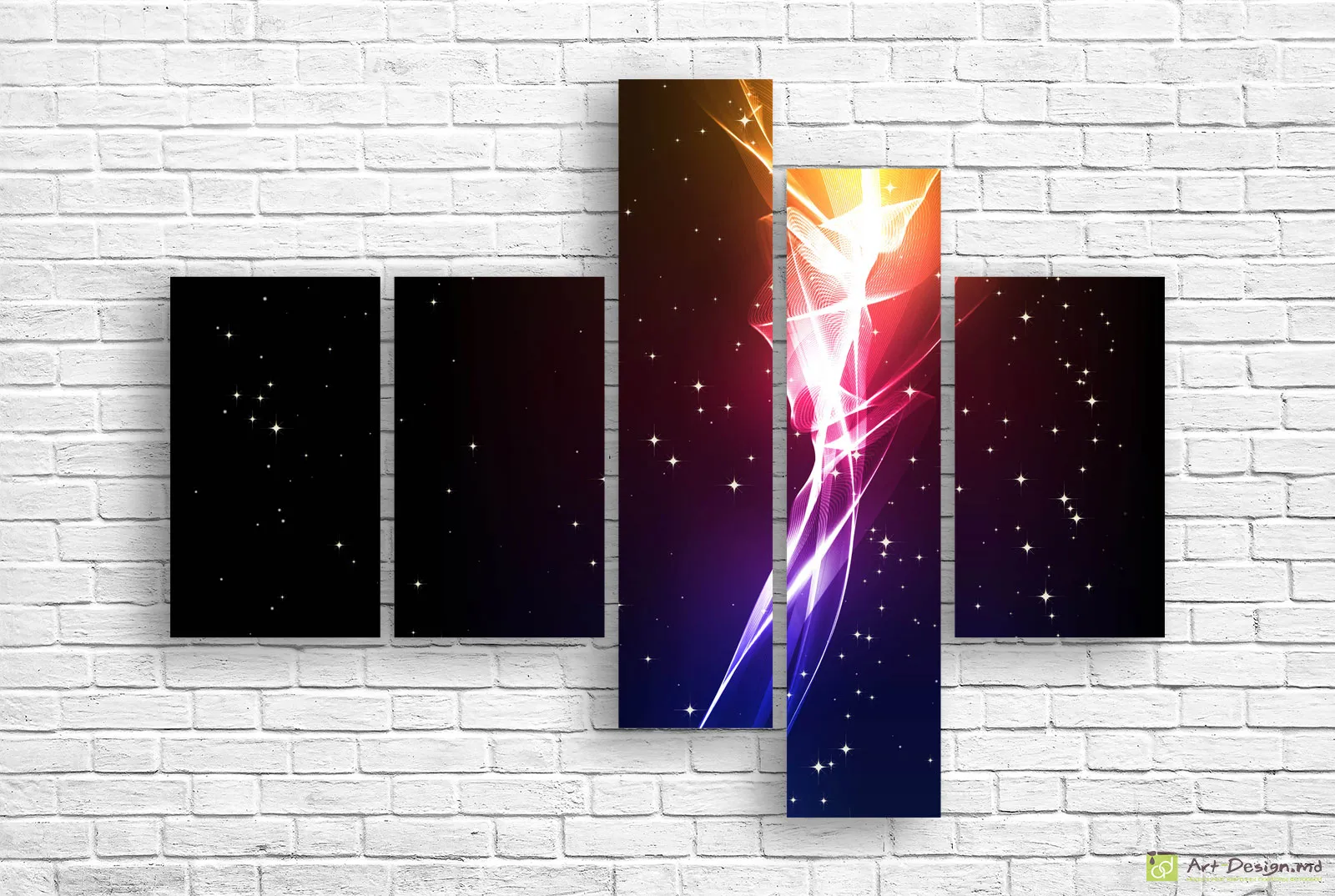 ✨ Модульная картина «Свет звёздного потока»
