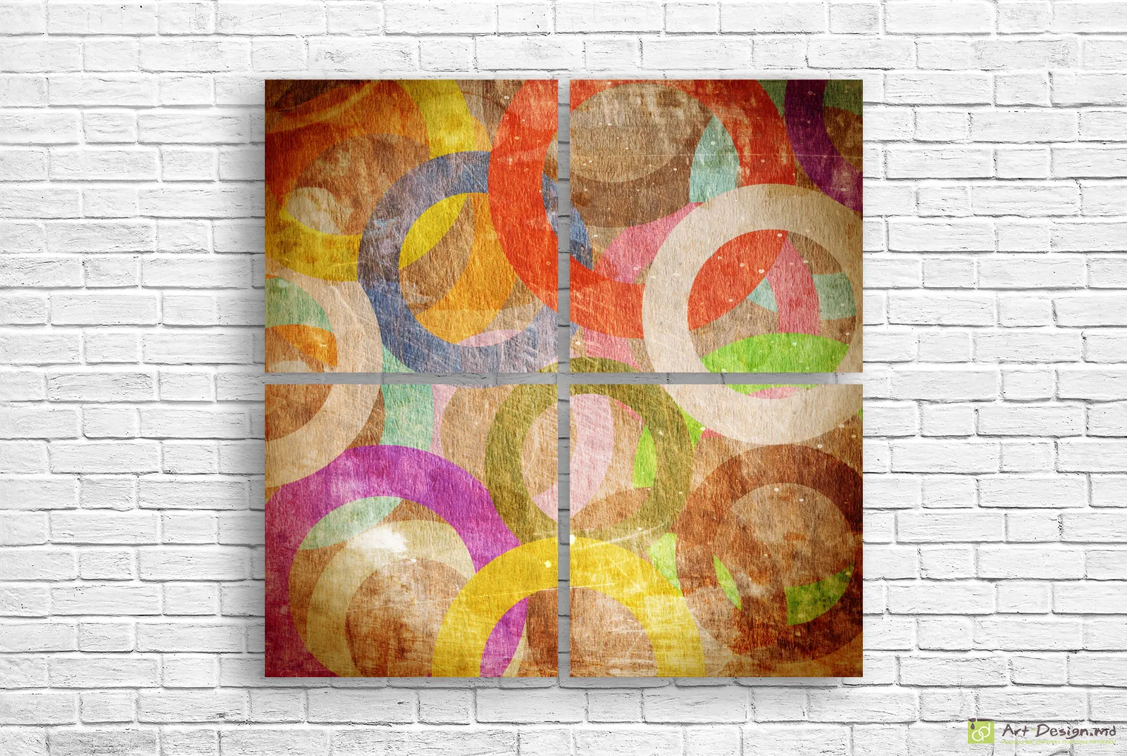 🔷 Модульная картина «Геометрия ритма»