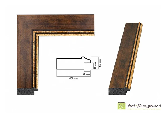 Рама для картин, зеркал - RP43-01-04