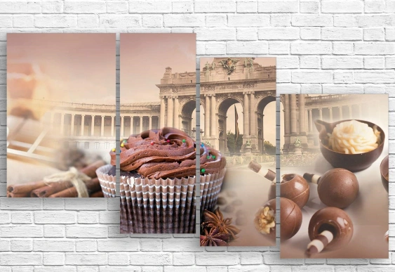 Imagine multicanvas - Străzi străvechi ale Italiei