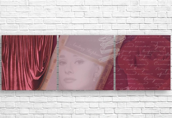 Tablou Multicanvas -Audrey Hepburn