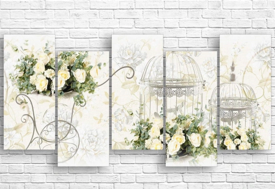 Tablou modular Provence străzi romantice