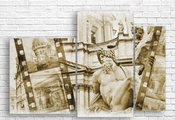 Tablou Multicanvas -Imagini de epocă