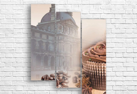 Tablou modular Provence străzi romantice