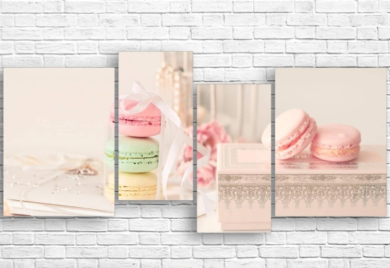 Модульная картина Французские сладости