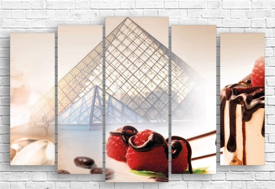 Tablou modular Provence străzi romantice