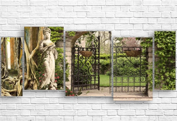 Tablou retro Decor delicat, Imprimare pe pânză