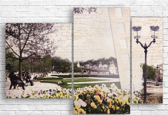 Модульная картина Французские сладости