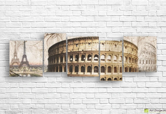 Модульная картина - Исторические города_2