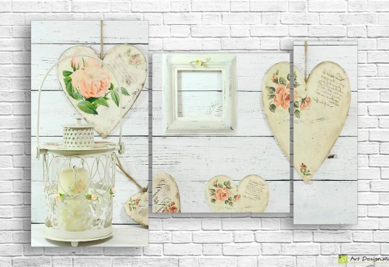 Imagine modulară - Fundal vintage cu dragoste_2