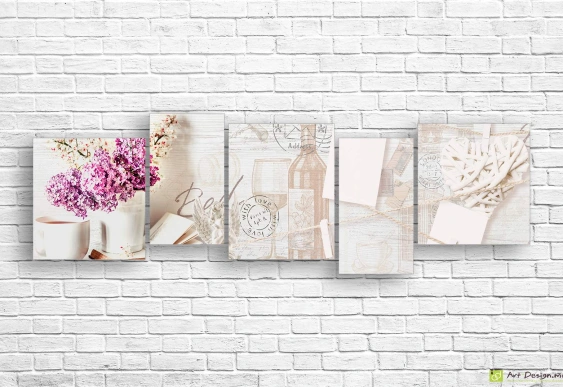 Imagine modulară - Hieroglife pe un fundal de epocă