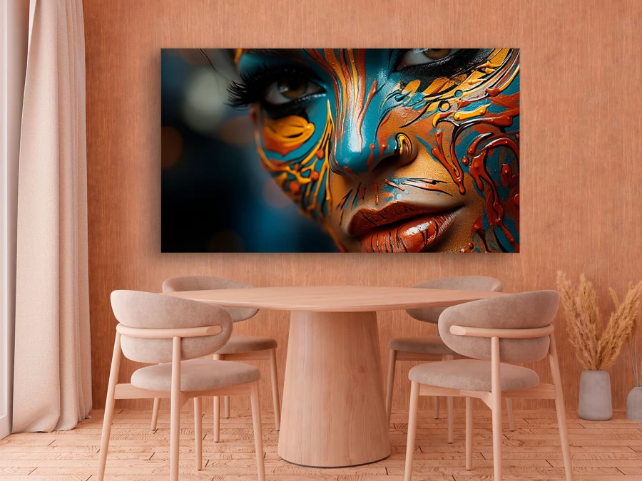 Poster cu accent pe frumusețea feminină