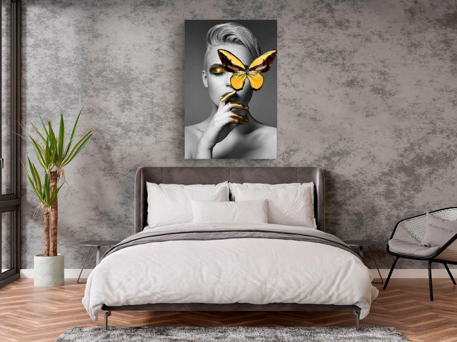 Armonia aurie, Artă cu fluture