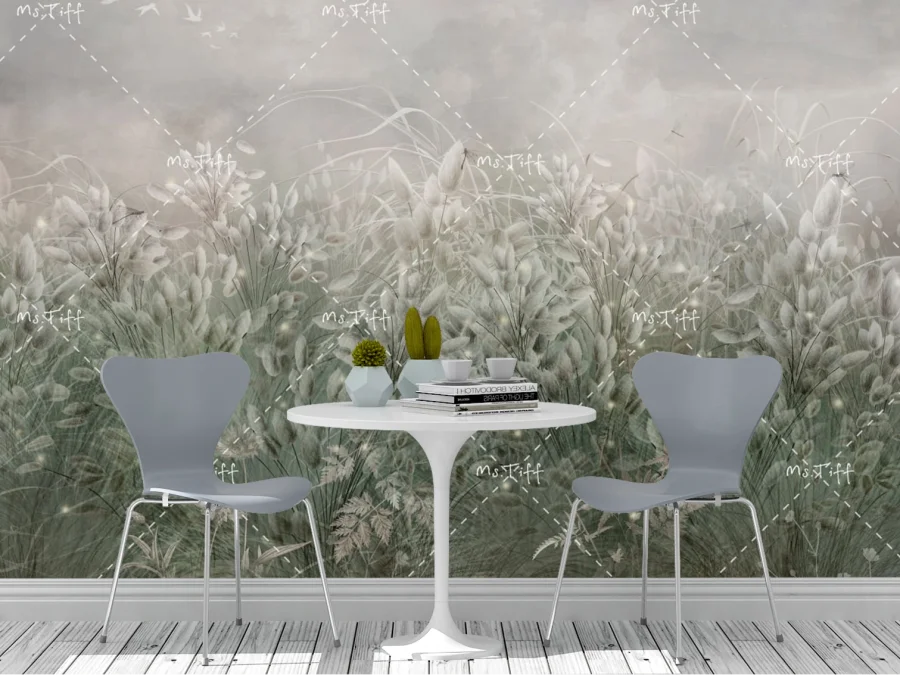 🌾 Фотообои «Поле трав» – нежный природный стиль