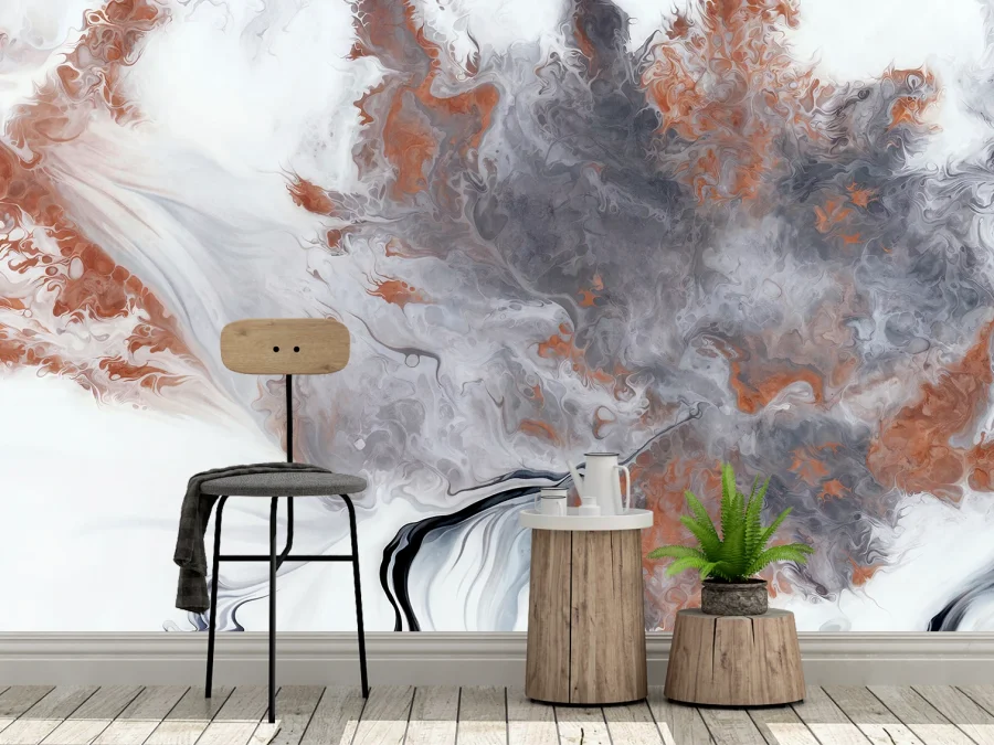 🌀 Фотообои абстракция мрамор современный