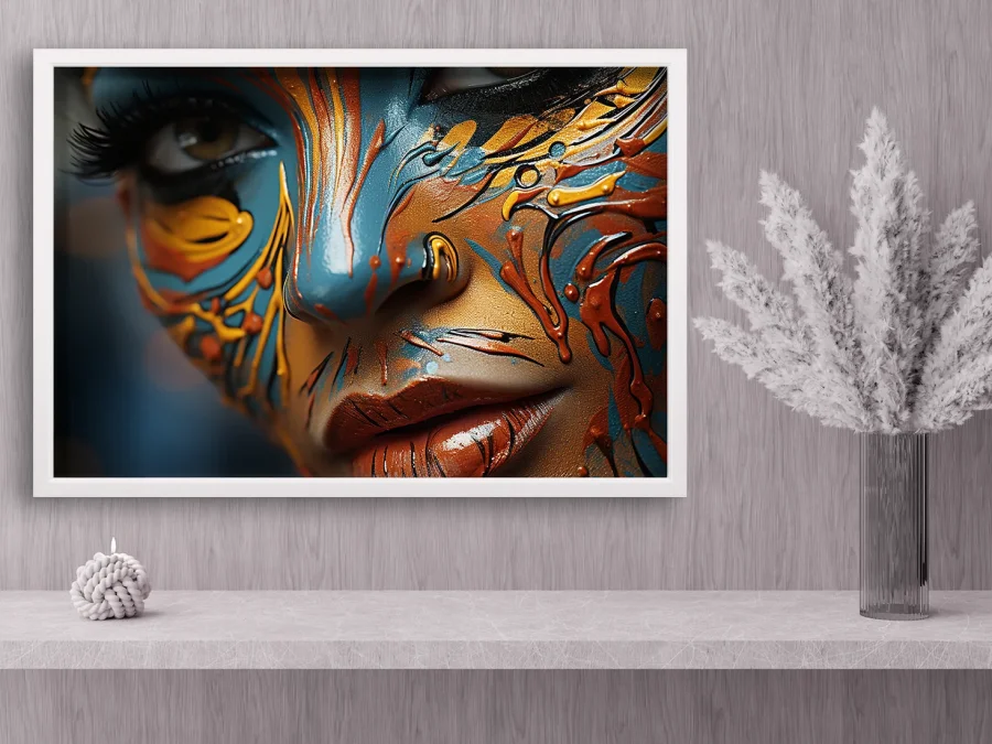 🔥 Картина «Энергия страсти» в чёрной раме