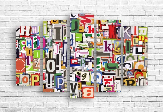 🔥 Tablou modular „Energie roșie”