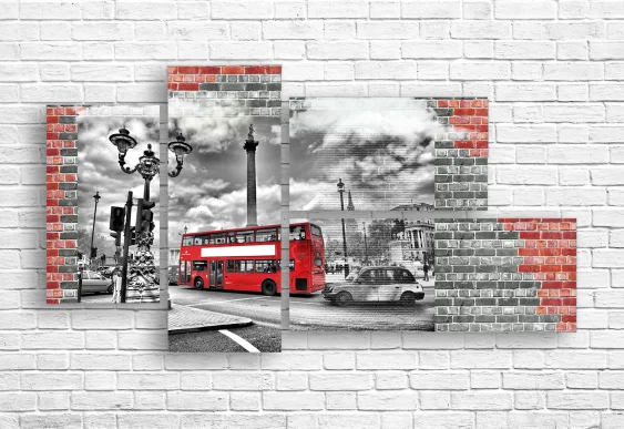 🖼️ Модульная картина Лондон Тауэрский мост