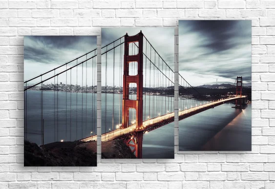 🖼️ Модульная картина Тауэрский мост и вечерний Лондон