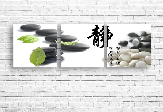 🌿 Модульная картина: Дзен и восточная гармония
