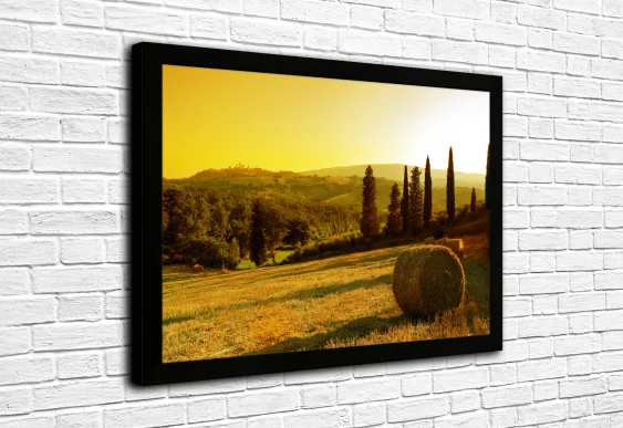 🌅 Картина «Закат у скалистого берега»