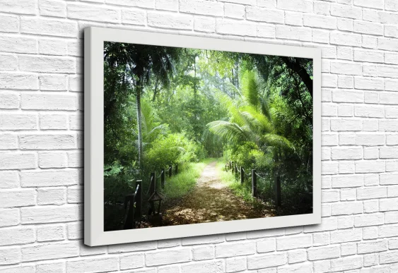🌿 Tablou „Potecă în pădure tropicală”
