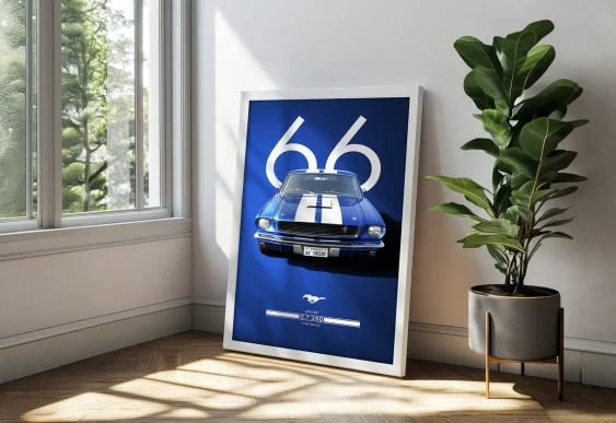 🏎️ Легендарный Shelby GT350 66 в раме