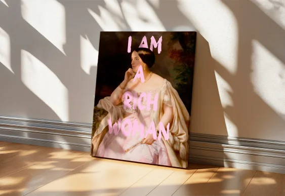 🖼️ Tablou You Can't Sit With Me pe pânză