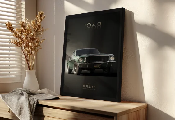 🏎️ Легендарный Mustang Bullitt 1968 в раме